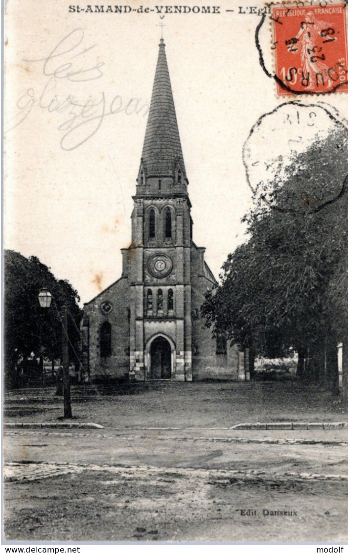 CPA - 41 - Saint-Amand-de-Vendôme - L'Eglise - Saint Amand Longpre