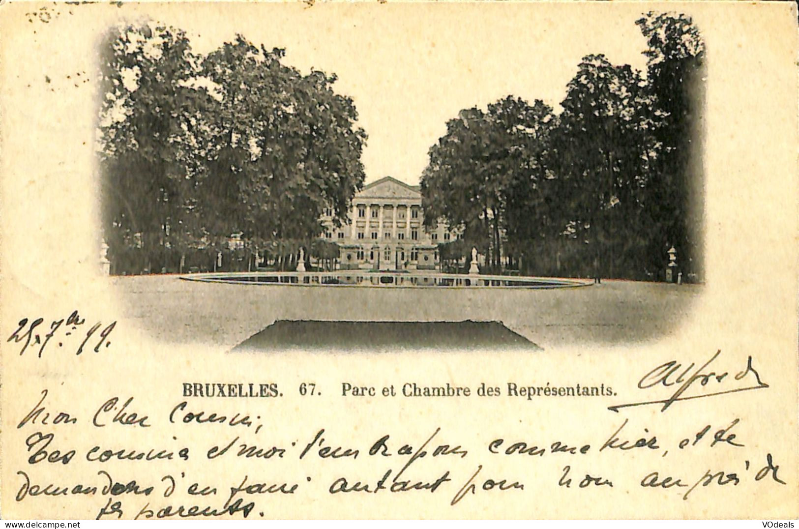 Belgique - Brussel - Bruxelles - Parc Et Chambre Des Représentants - Bossen, Parken, Tuinen