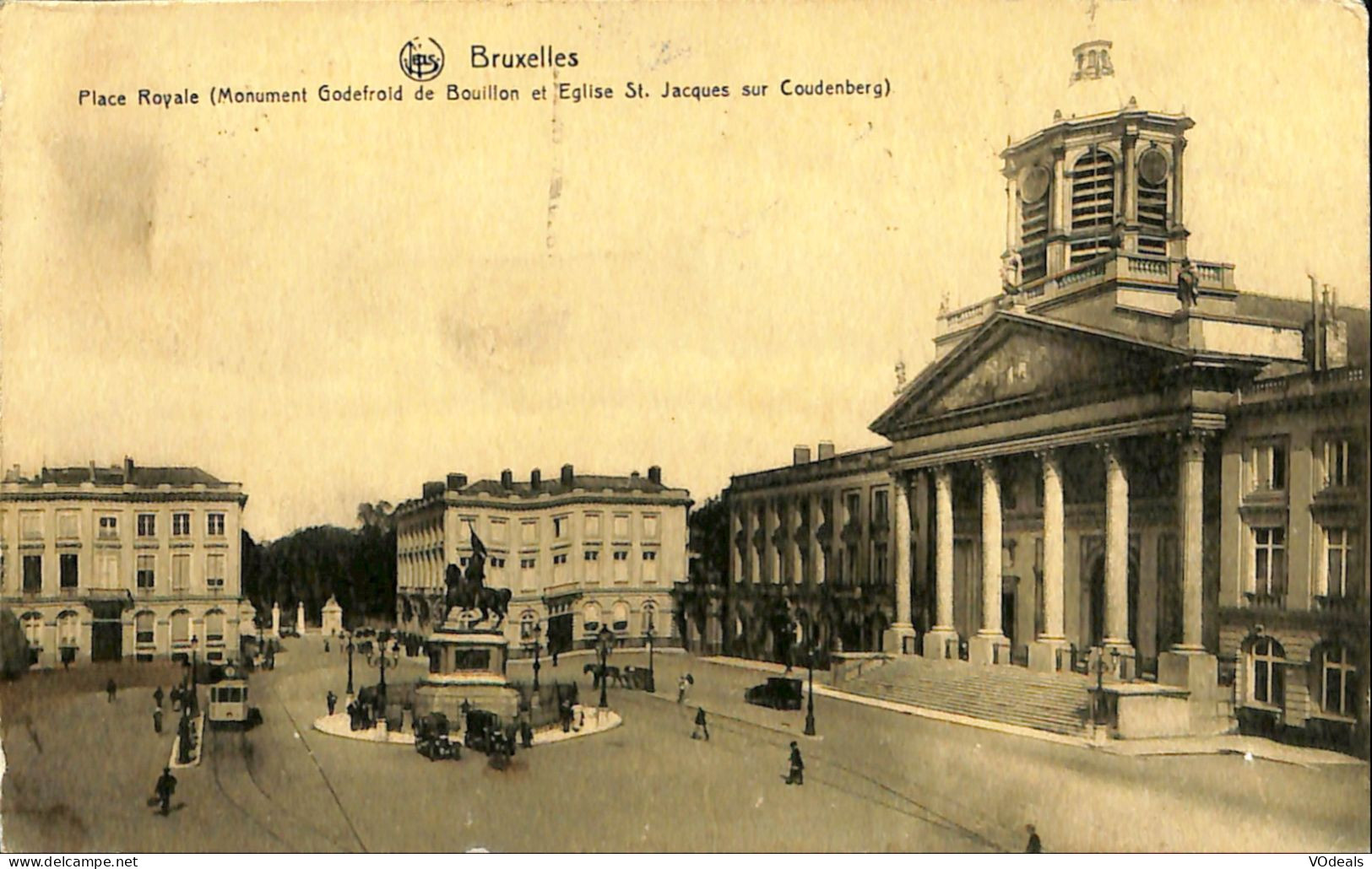 Belgique - Brussel - Bruxelles - Place Royale - Marktpleinen, Pleinen