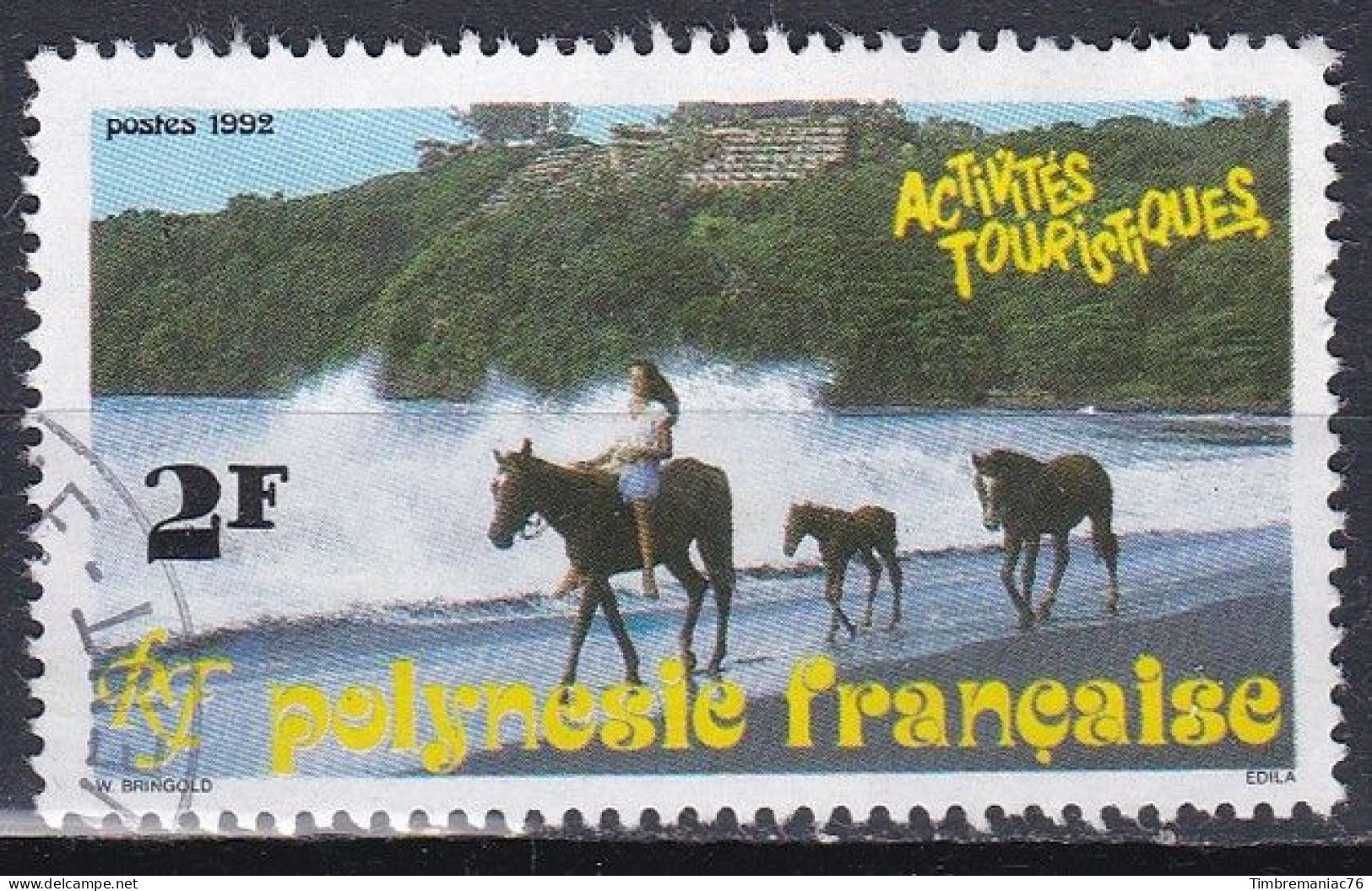 Polynésie Française  TUC 1992 YT 399-400 Oblitérés - Oblitérés