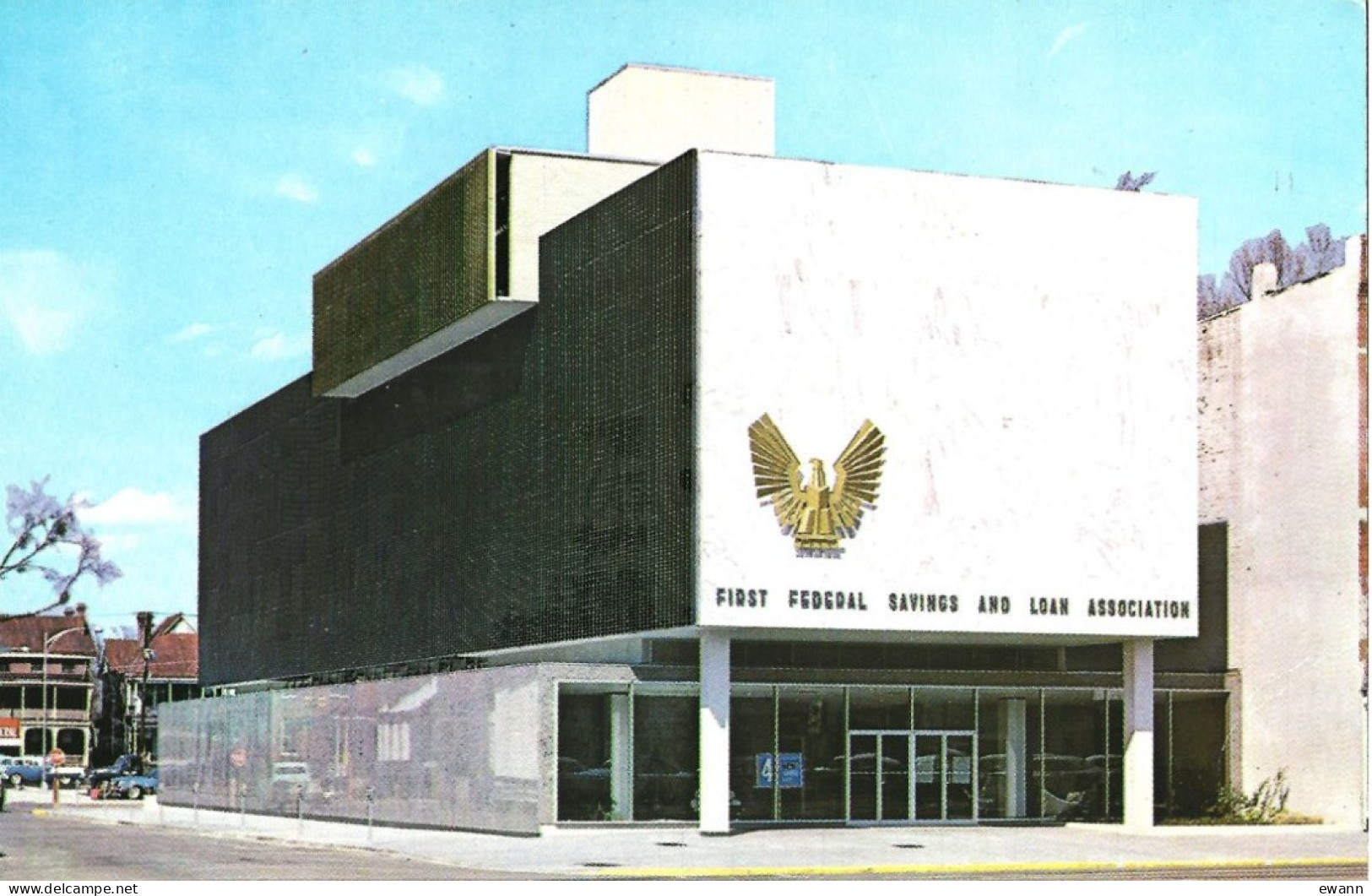 Etats-Unis - Carte Postale - Augusta, Georgia - Main Office, First Federal Savings, Broad At Tenth Street - Augusta