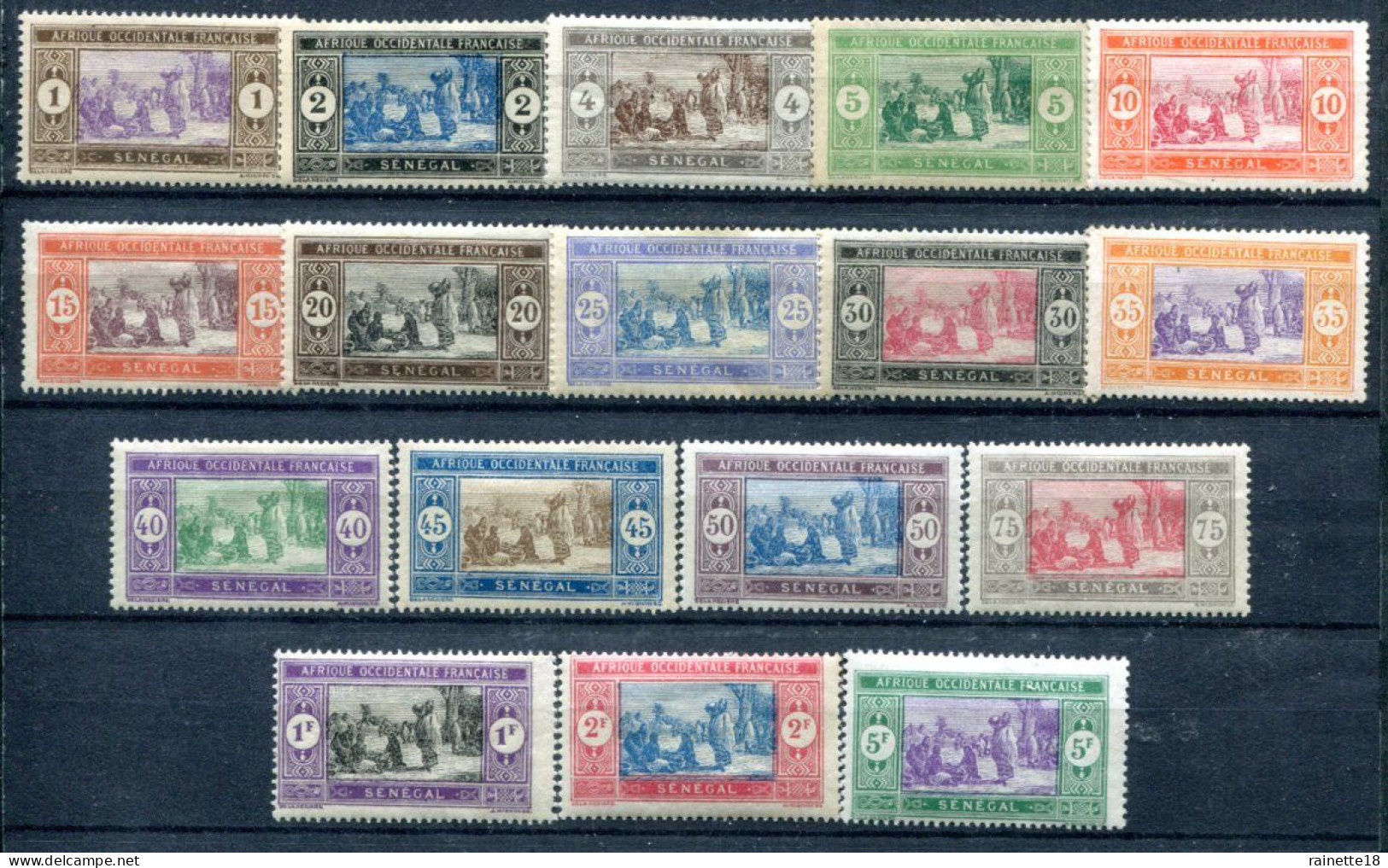 Sénégal         53/69 * - Unused Stamps