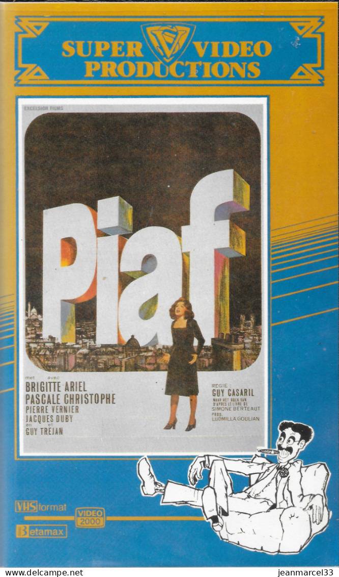 K7 VHS  PIAF - Commedia Musicale