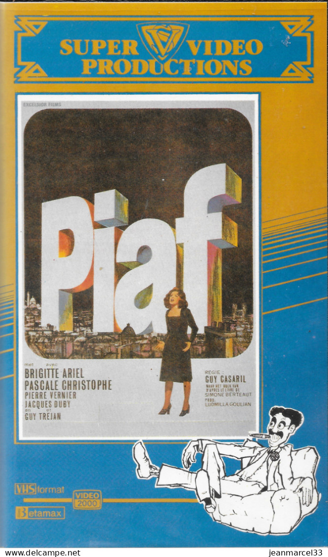 K7 VHS  PIAF - Musicals