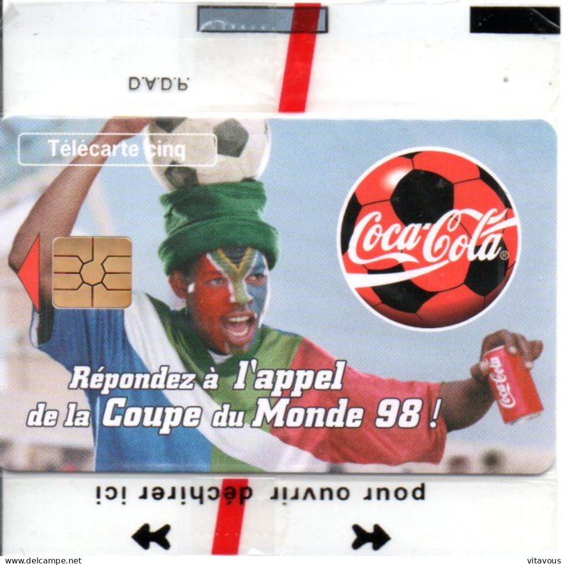 GN 437 Coca Cola Télécarte FRANCE 5 Unités NSB Phonecard (salon 548) - 5 Unità