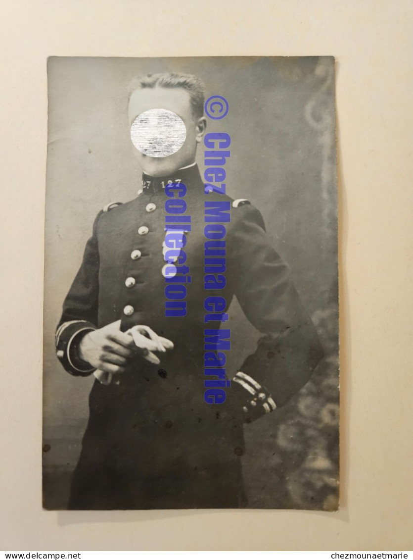 LIEUTENANT EMILE VALENTIN MANNEVY TUE AU COMBAT AU MAROC A MAHARIDJA EN 1912 NE A CORVOL NIEVRE - CARTE PHOTO - Andere Oorlogen