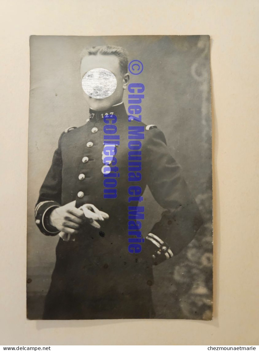 LIEUTENANT EMILE VALENTIN MANNEVY TUE AU COMBAT AU MAROC A MAHARIDJA EN 1912 NE A CORVOL NIEVRE - CARTE PHOTO - Andere Kriege