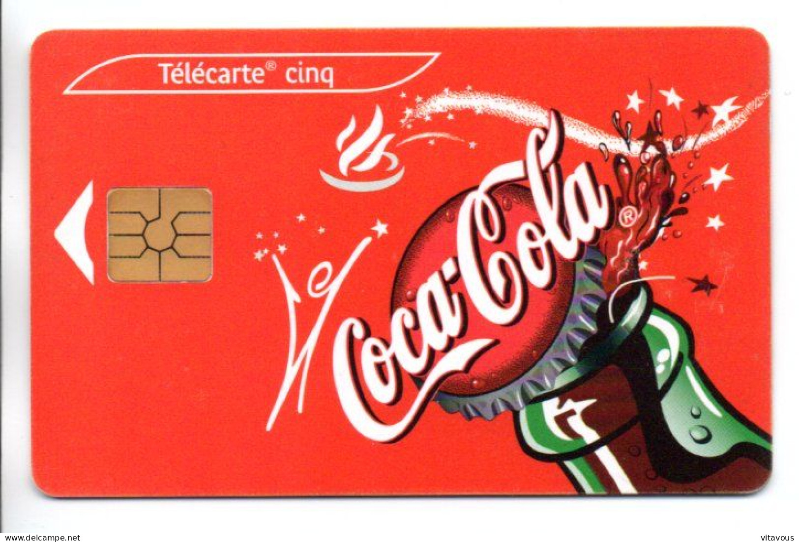 GN 539 Coca Cola Télécarte FRANCE 5 Unités Phonecard (salon 549) - 5 Unidades