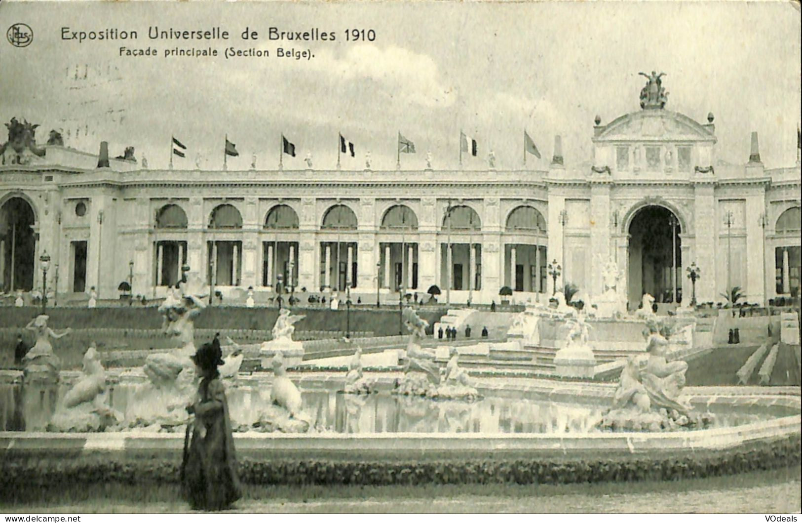 Belgique - Brussel - Bruxelles - Exposition Universelle De Bruxelles 1910 - Façade Principale (section Belge) - Universal Exhibitions