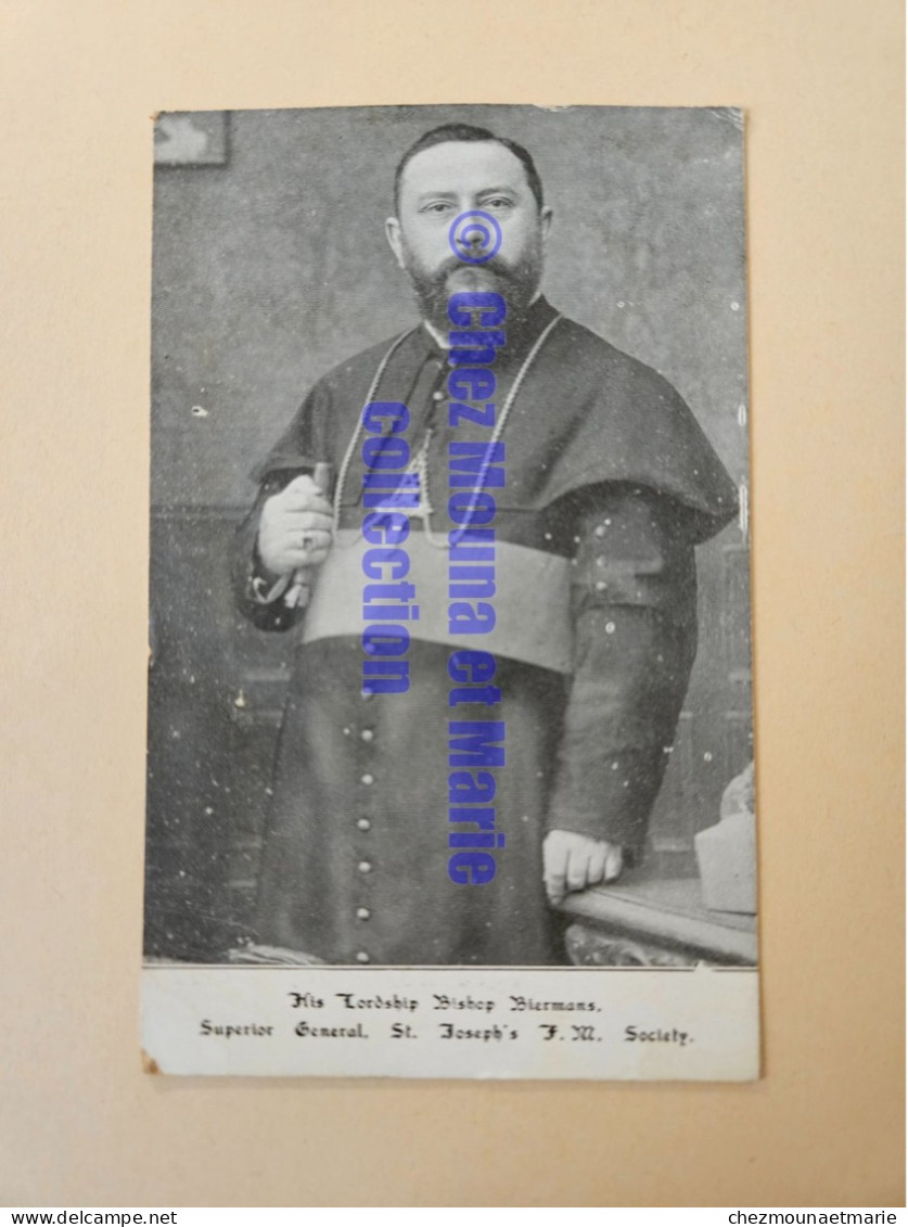1925 HIS LORDSHIP BISHOP BIERMANS SUPERIOR GENERAL ST JOSEPH S F M SOCIETY CAD MILL HILL POUR LA HAYE - CPA - Other & Unclassified