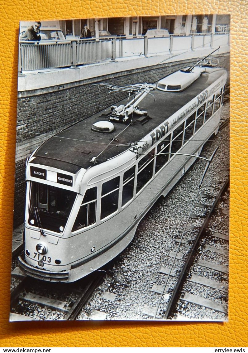 BRUXELLES - Travaux Du Pré-métro, Inauguré En 1969   - (Photo R. TEMMERMAN) - (9 X 13 Cm) - Métro