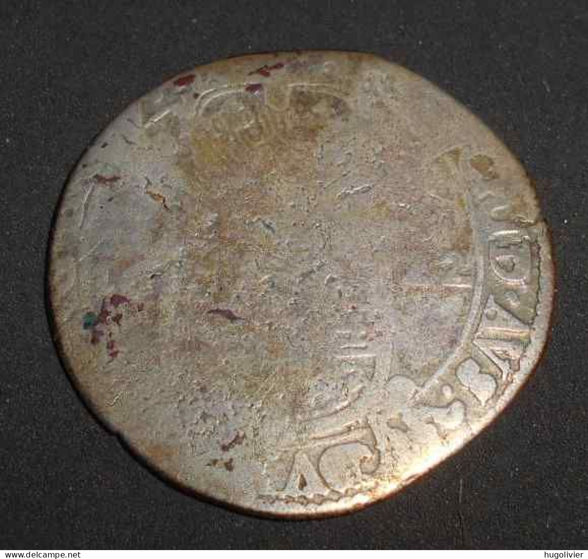 Ancienne Monnaie 1622 Escalin Argent Philippe IV (IIII) Bruxelles (?) - 1556-1713 Pays-Bas Espagols