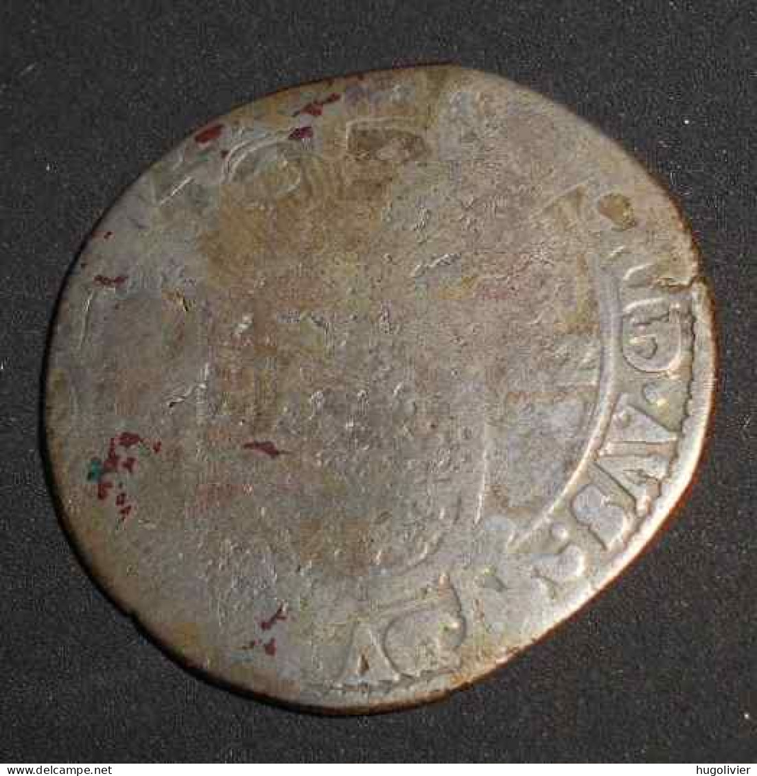 Ancienne Monnaie 1622 Escalin Argent Philippe IV (IIII) Bruxelles (?) - 1556-1713 Pays-Bas Espagols