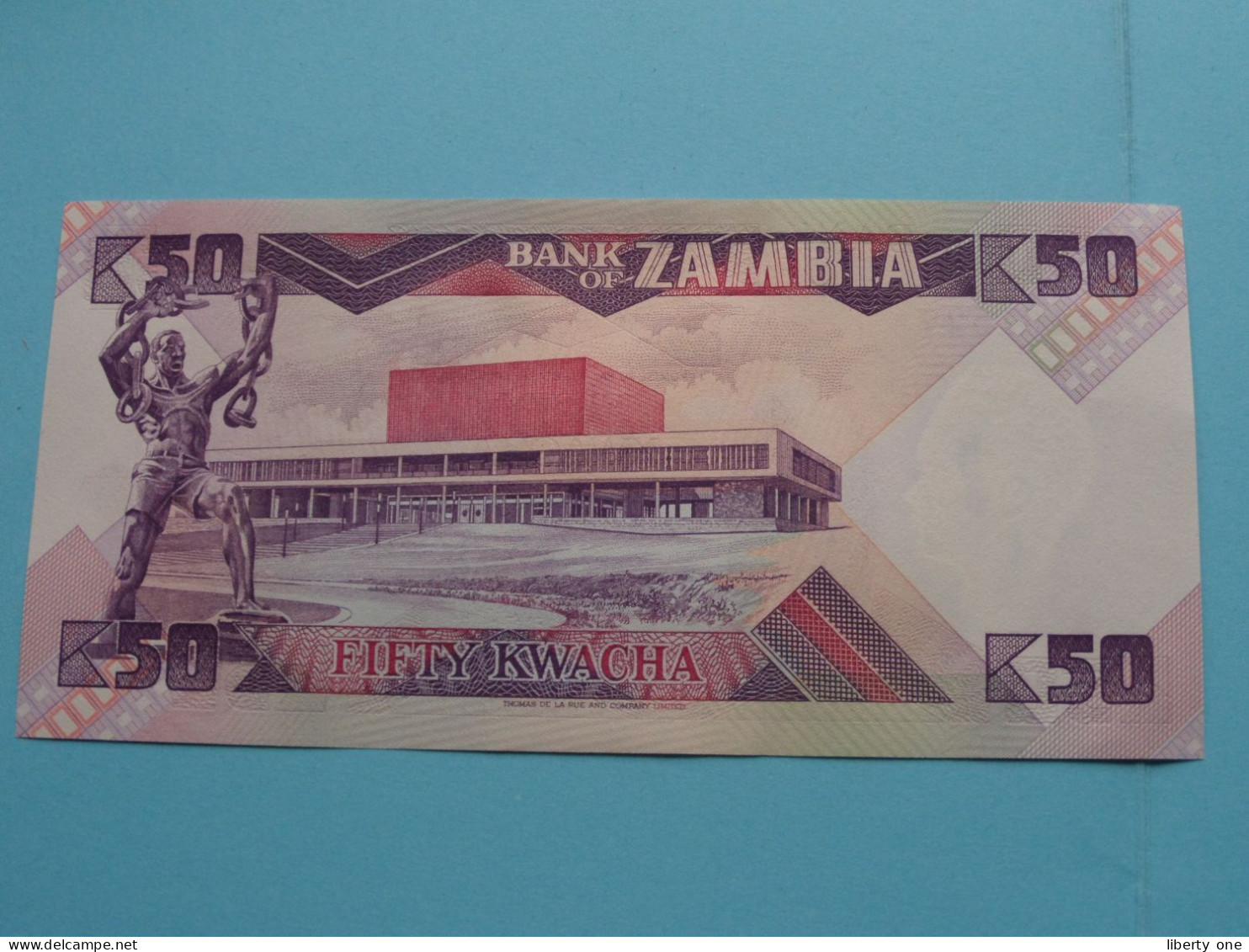 50 Fifty KWACHA ( 45/F 161527 ) Bank Of ZAMBIA ( For Grade See SCANS ) UNC ! - Zambia