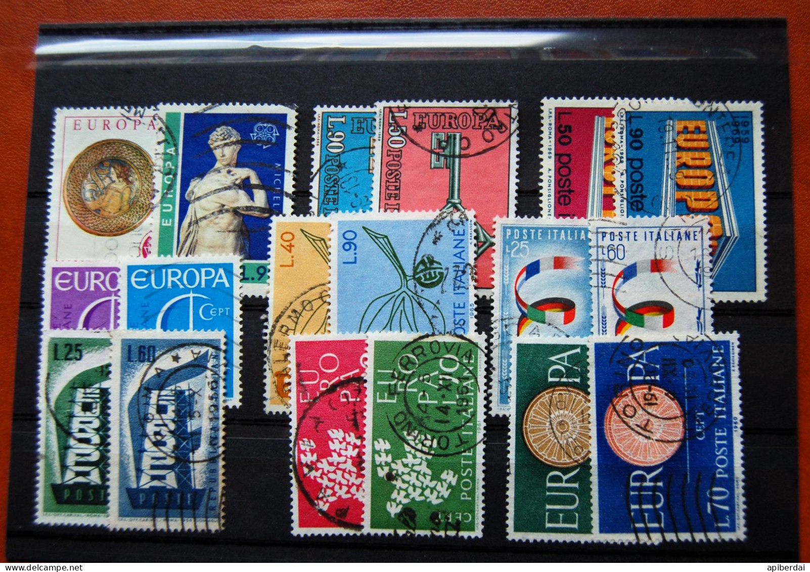 Italie Italia -  - Small Batch Of 18 Stamps "europa" Used - Lotti E Collezioni