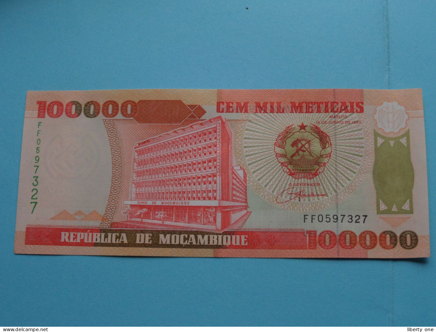 100.000 Cem Mil Meticais ( 1993 ) Mocambique ( For Grade See SCANS ) UNC ! - Mozambique