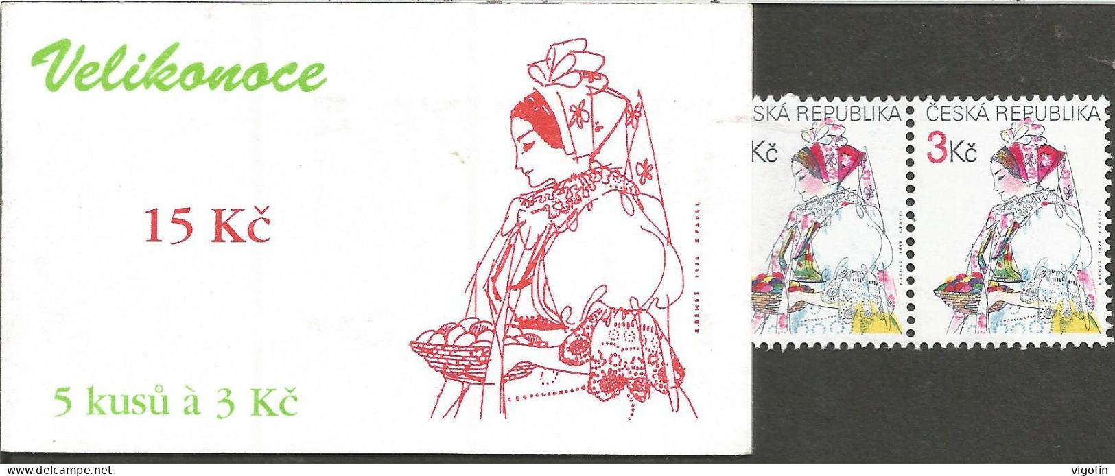 CZ 1996-104 ESTER, CZECH REPUBLIK, BOOKLET, MNH - Ungebraucht