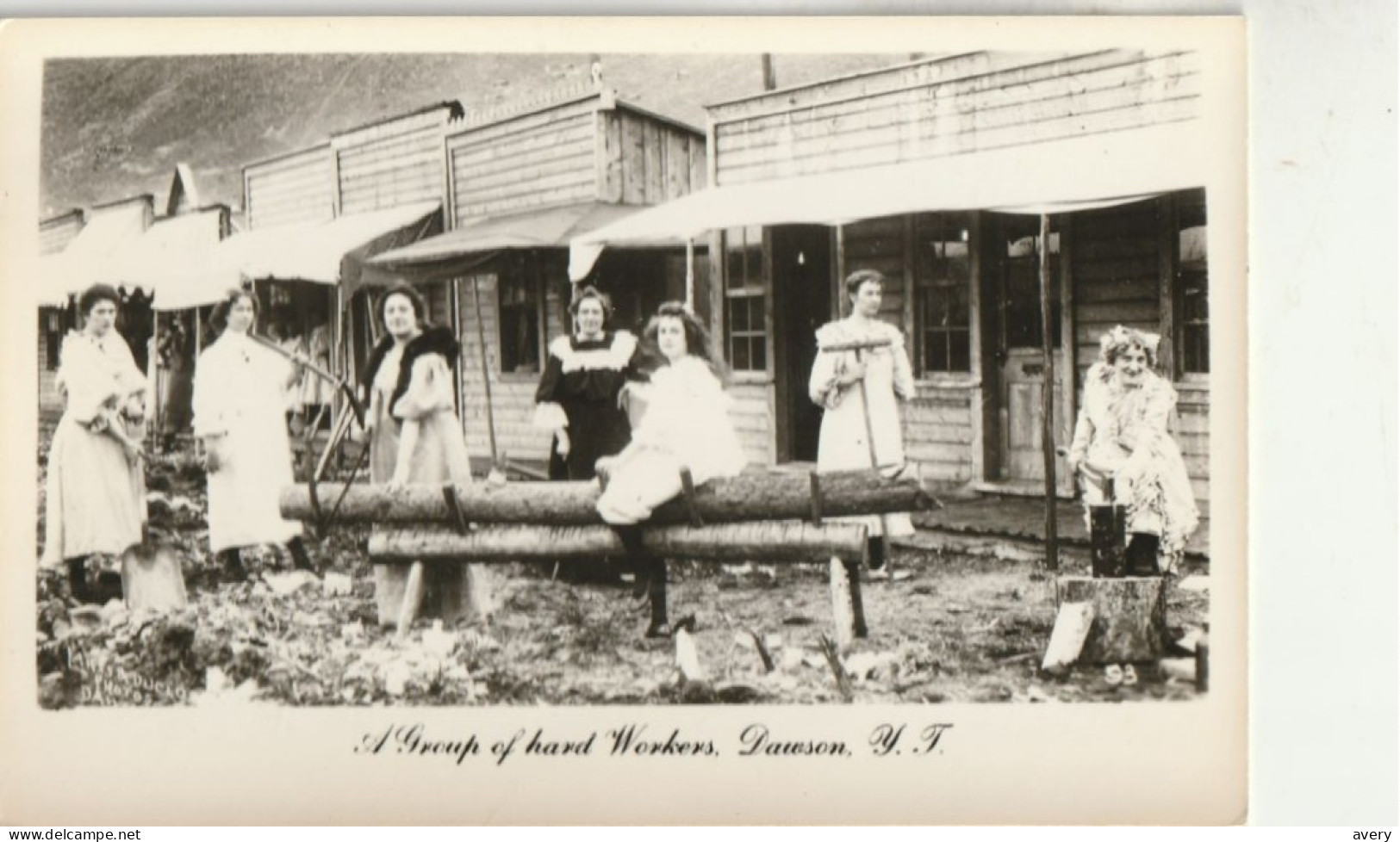 A Group Of Hard Workers, Dawson, Yukon Territory - Yukon