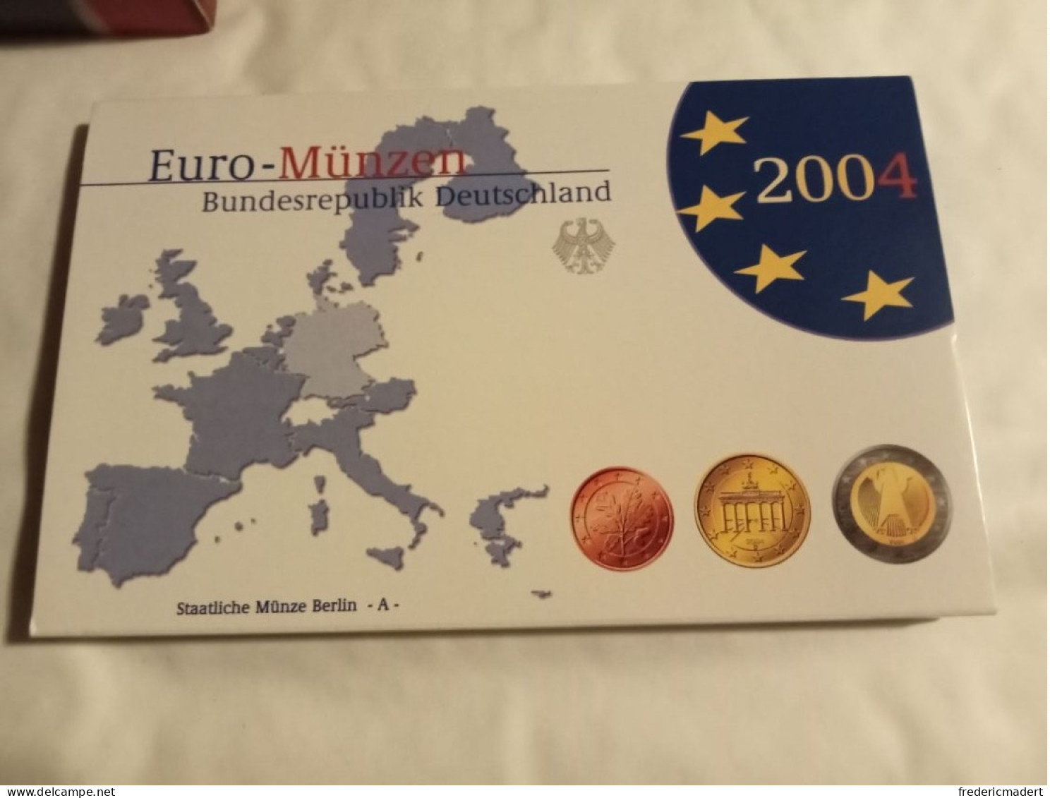 Plaquette Euro-Münzen Bundesepublik Deutschland - Coffret Berlin A 2004 - Collections