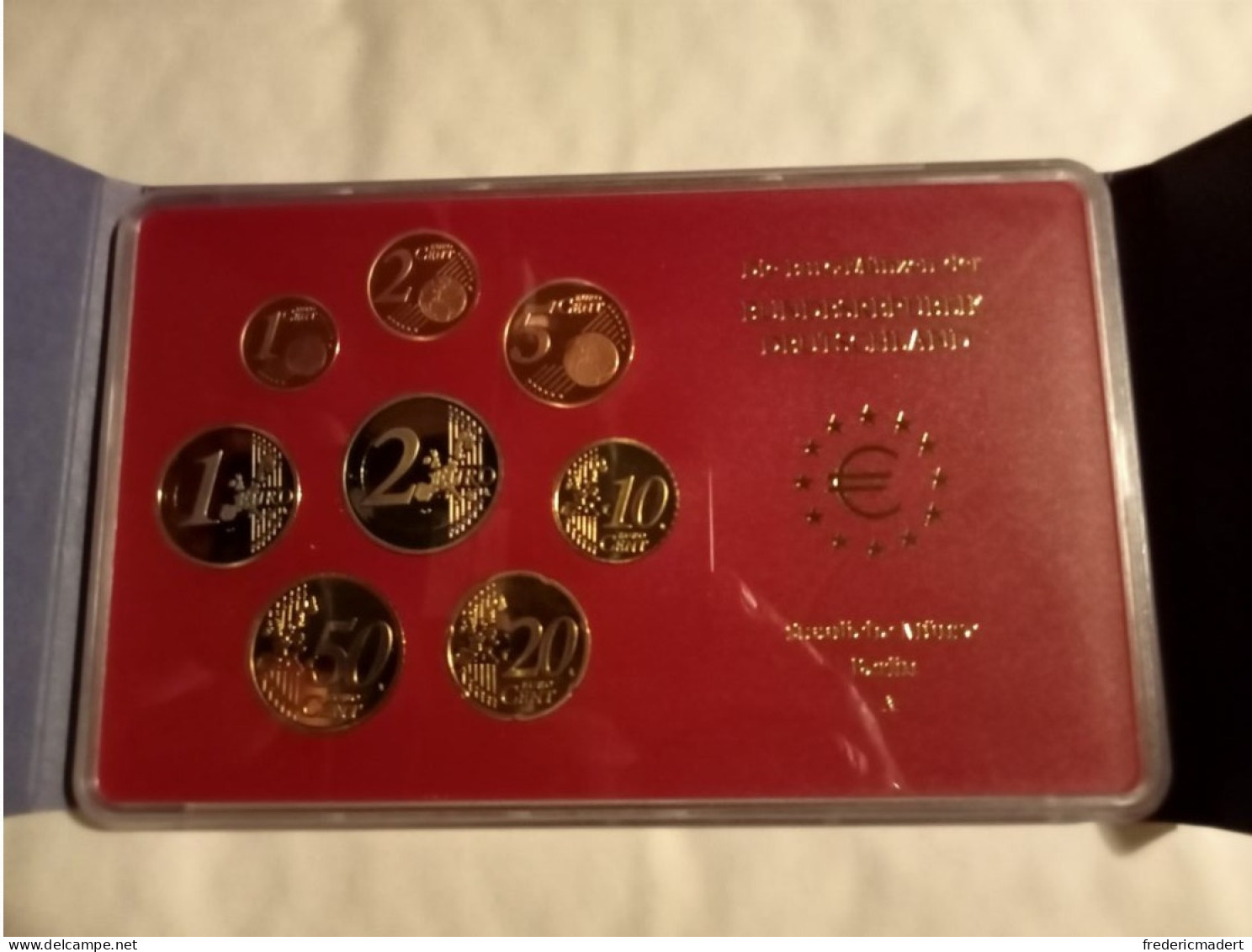 Plaquette Euro-Münzen Bundesepublik Deutschland - Coffret Berlin A 2004 - Verzamelingen