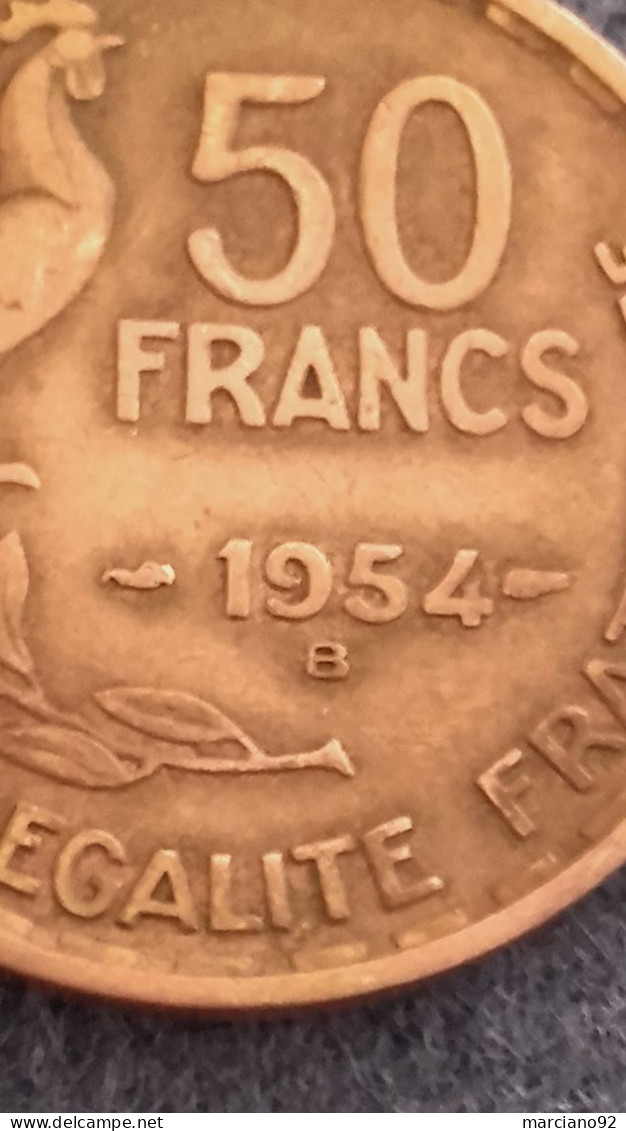 Rare Pièce 50 Francs G.Giraud 1954 B ,  France - Andere - Europa
