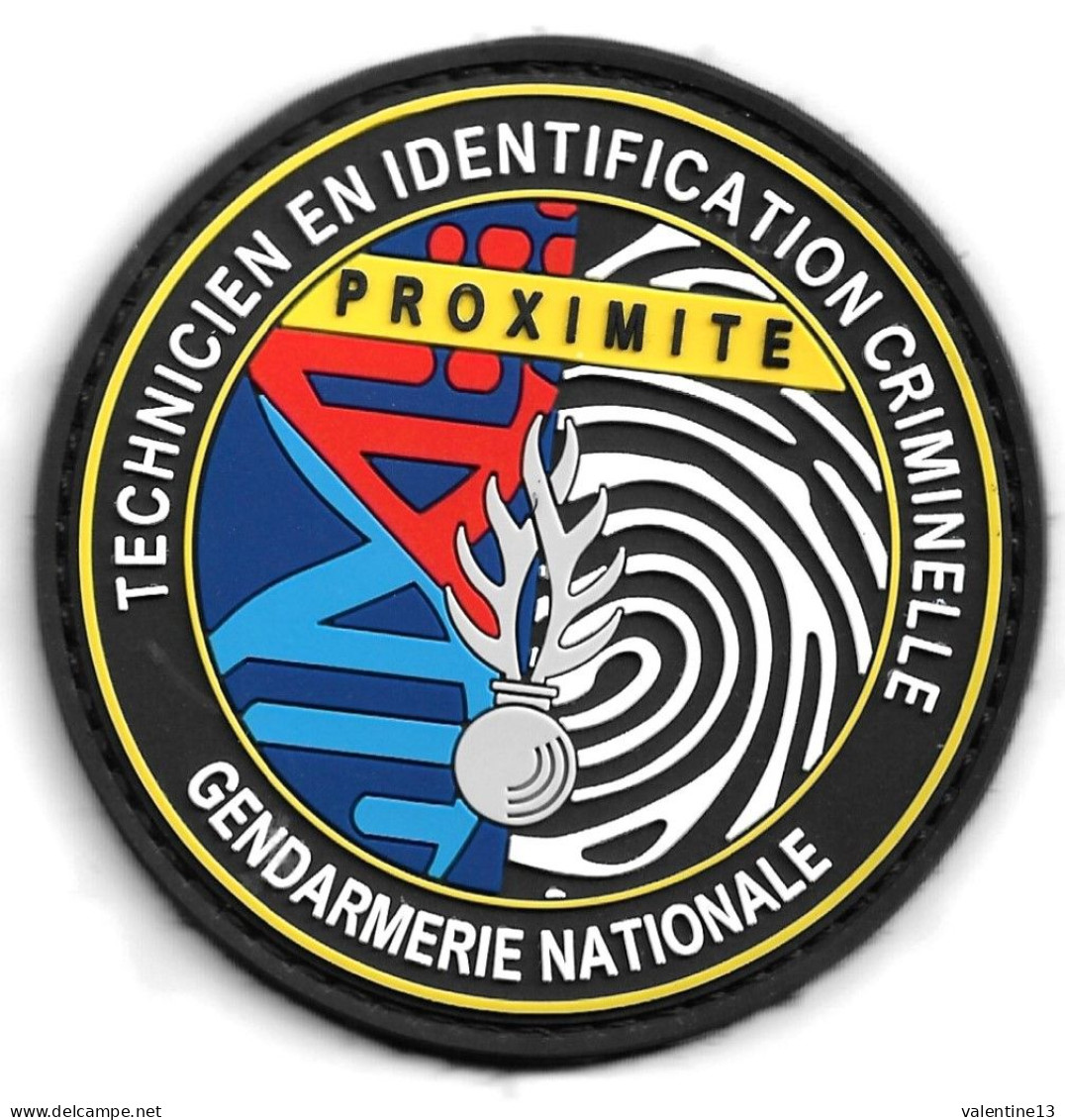 Ecusson PVC GENDARMERIE NATIONALE TECHNICIEN IDENTIFICATION CRIMINELLE TIC 2 - Police & Gendarmerie