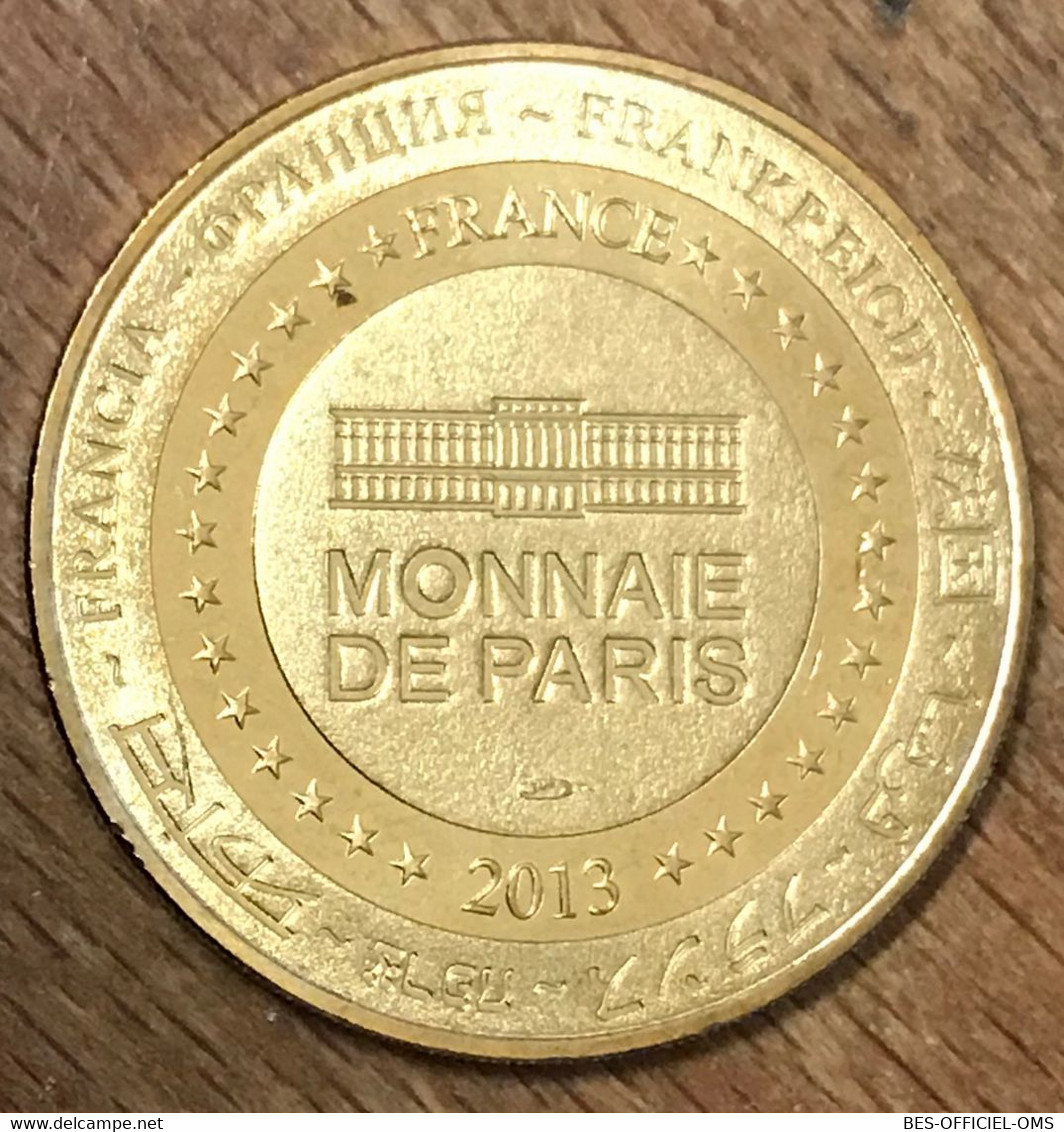 75018 PARIS DALI L'ESCARGOT ESPACE MONTMARTRE MDP 2013 MÉDAILLE MONNAIE DE PARIS JETON TOURISTIQUE MEDALS COINS TOKENS - 2013