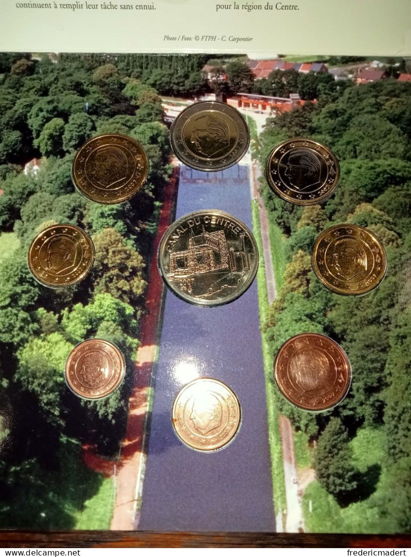 Plaquette Euro-Collection - Belgique 2007  Les Ascenseurs à Bateaux Du Canal Du Centre - Sammlungen