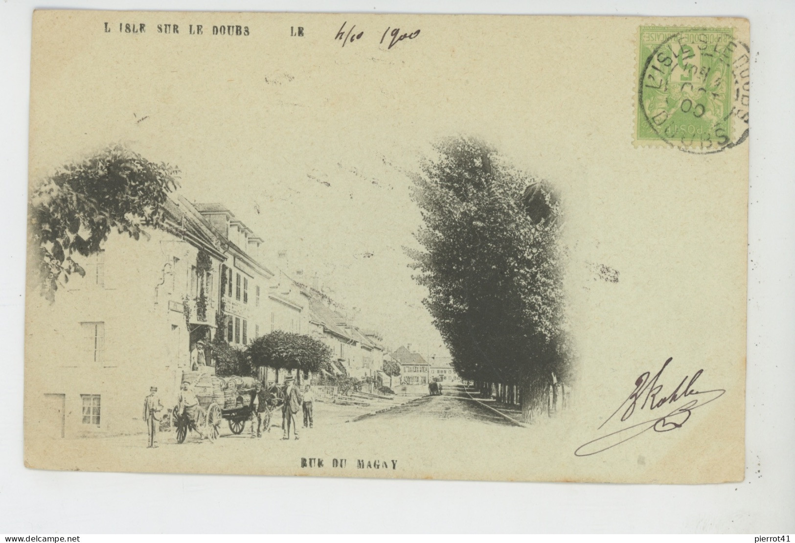 L'ISLE SUR LE DOUBS - Rue Du Magay (1900) - Isle Sur Le Doubs