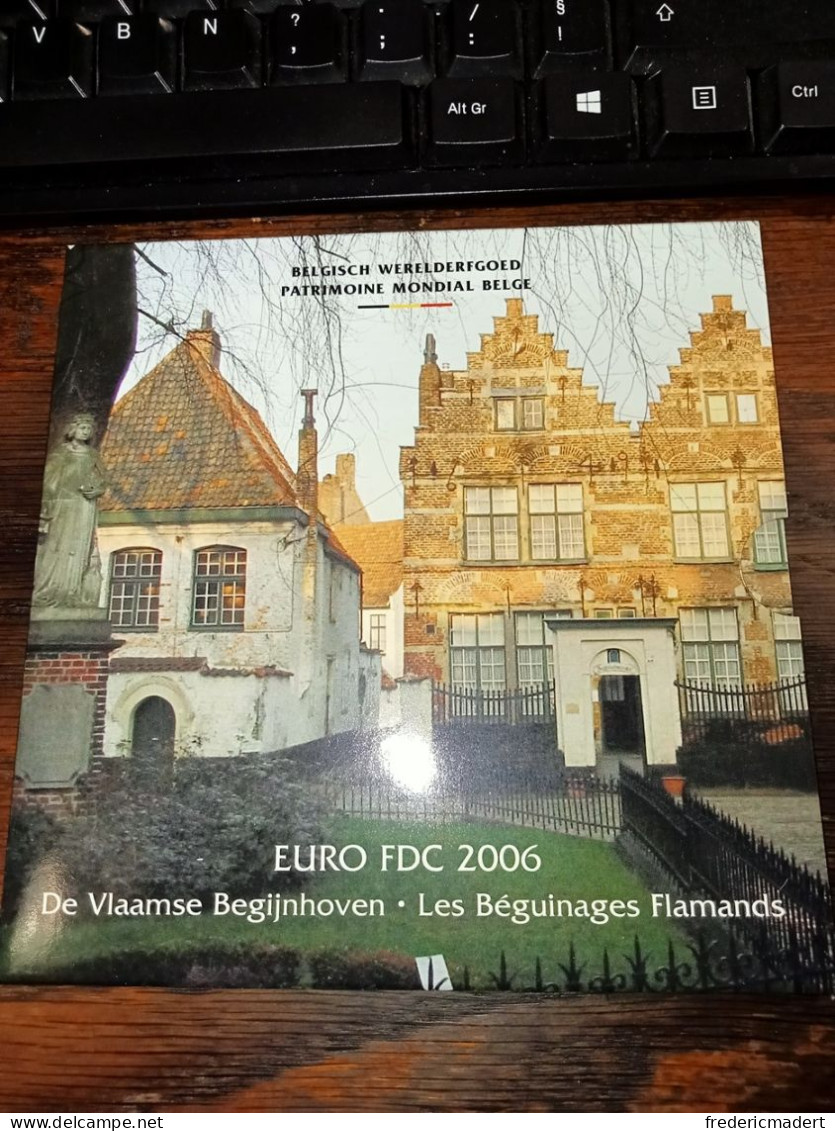 Plaquette Euro-Collection - Belgique 2006  Les Béguinages Flamands - Collections