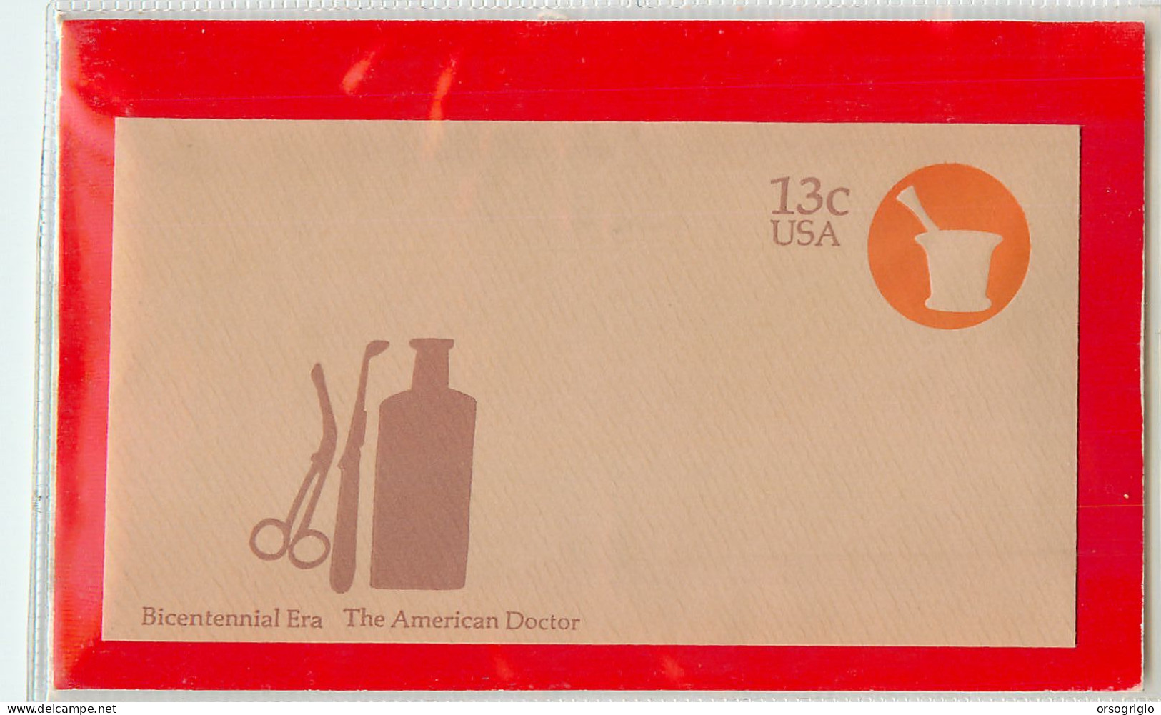 USA - Stationery - Bicentennial Era - The American Doctor 13c - 1961-80