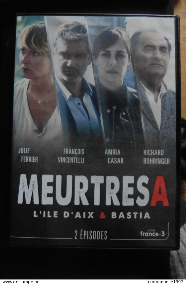 DVD Films TV Meurtres A - L'Ile D'Aix & Bastia - Amira Casar Richard Bohringer Julie Ferrier - Comme Neuf - Séries Et Programmes TV