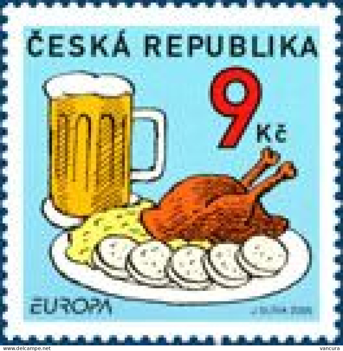 ** 436 Czech Republic EUROPA 2005 Beer Sauerkraut Dumpling Goose - Bières