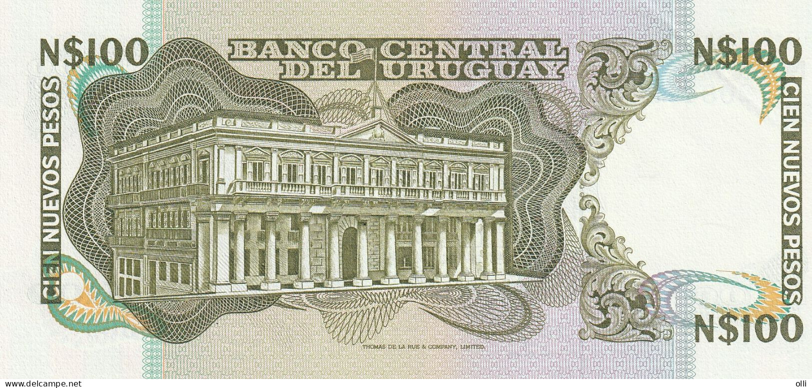 URUGUAY 100 NEW PESOND/1978-1988,  P-62 UNC - Uruguay