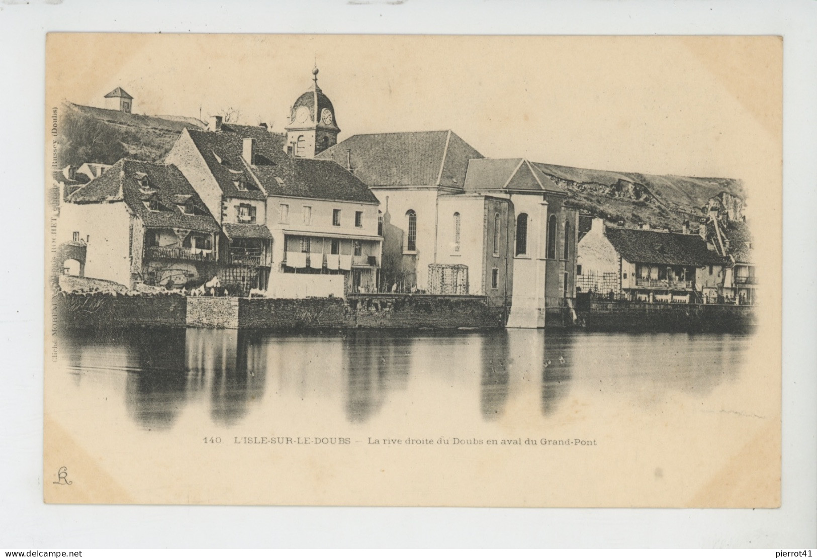 L'ISLE SUR LE DOUBS - La Rive Droite Du Doubs En Aval Du Grand Pont - Isle Sur Le Doubs