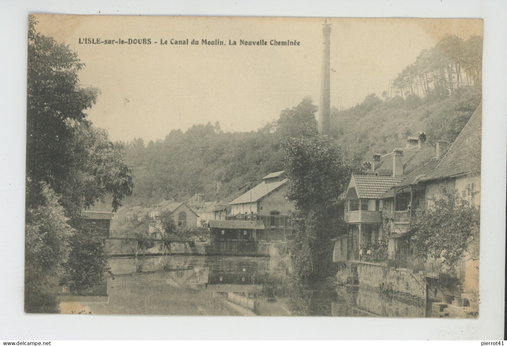 L'ISLE SUR LE DOUBS - Le Canal Du Moulin - La Nouvelle Cheminée - Isle Sur Le Doubs