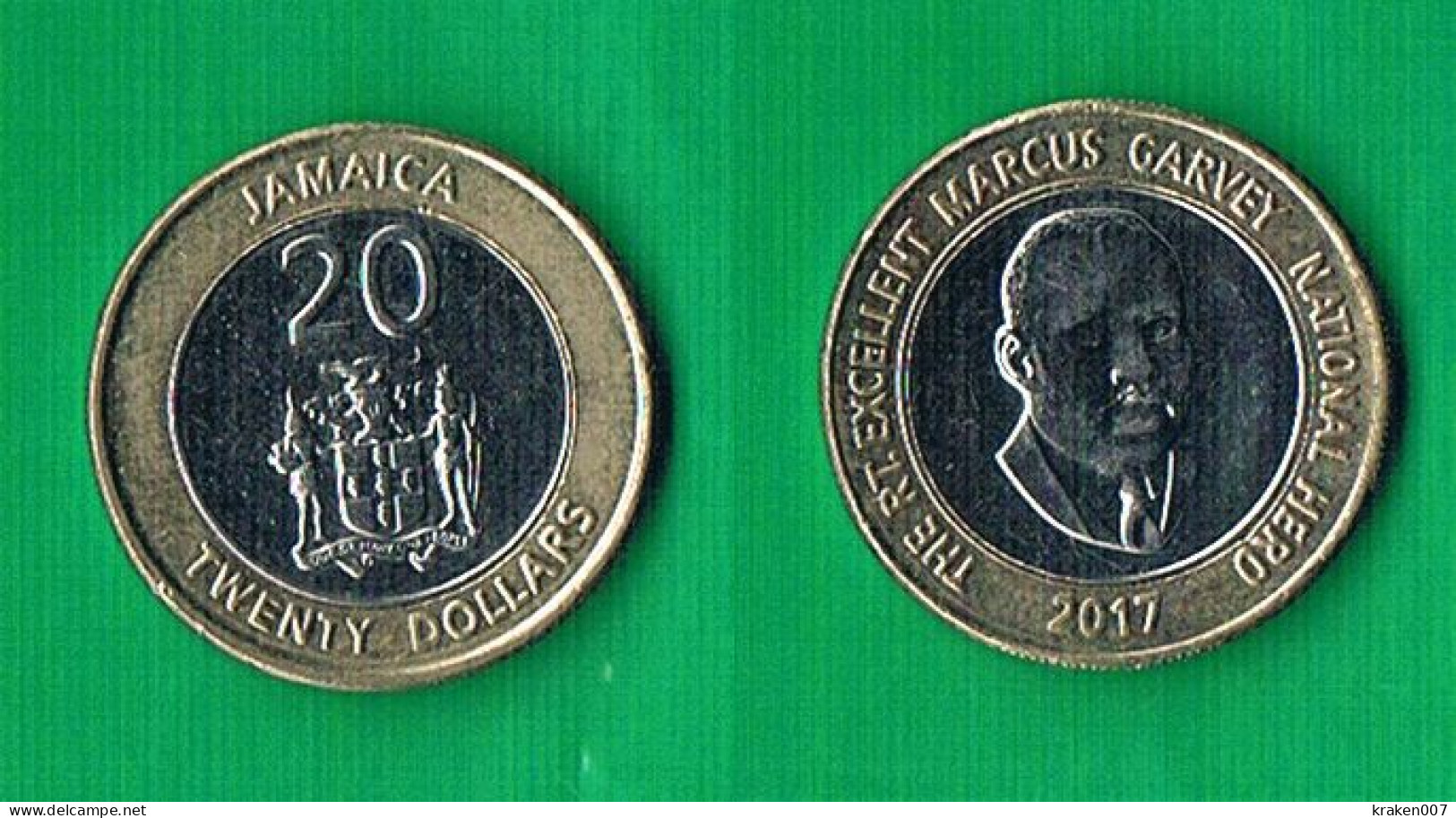 Jamaica 20 Dollars 2017 - Jamaique