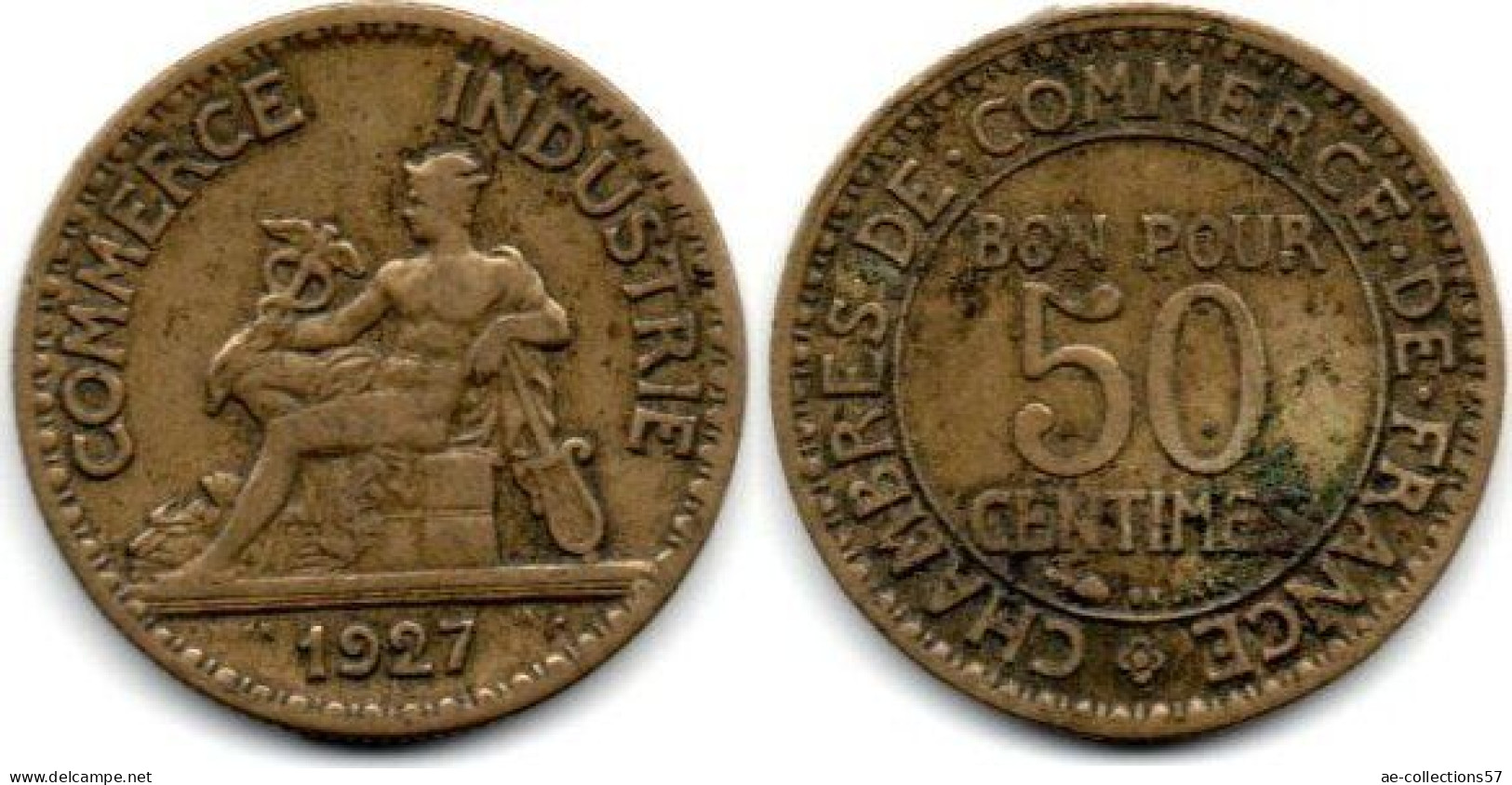 MA 28494 /  50 Centimes 1927 TB+ - 50 Centimes