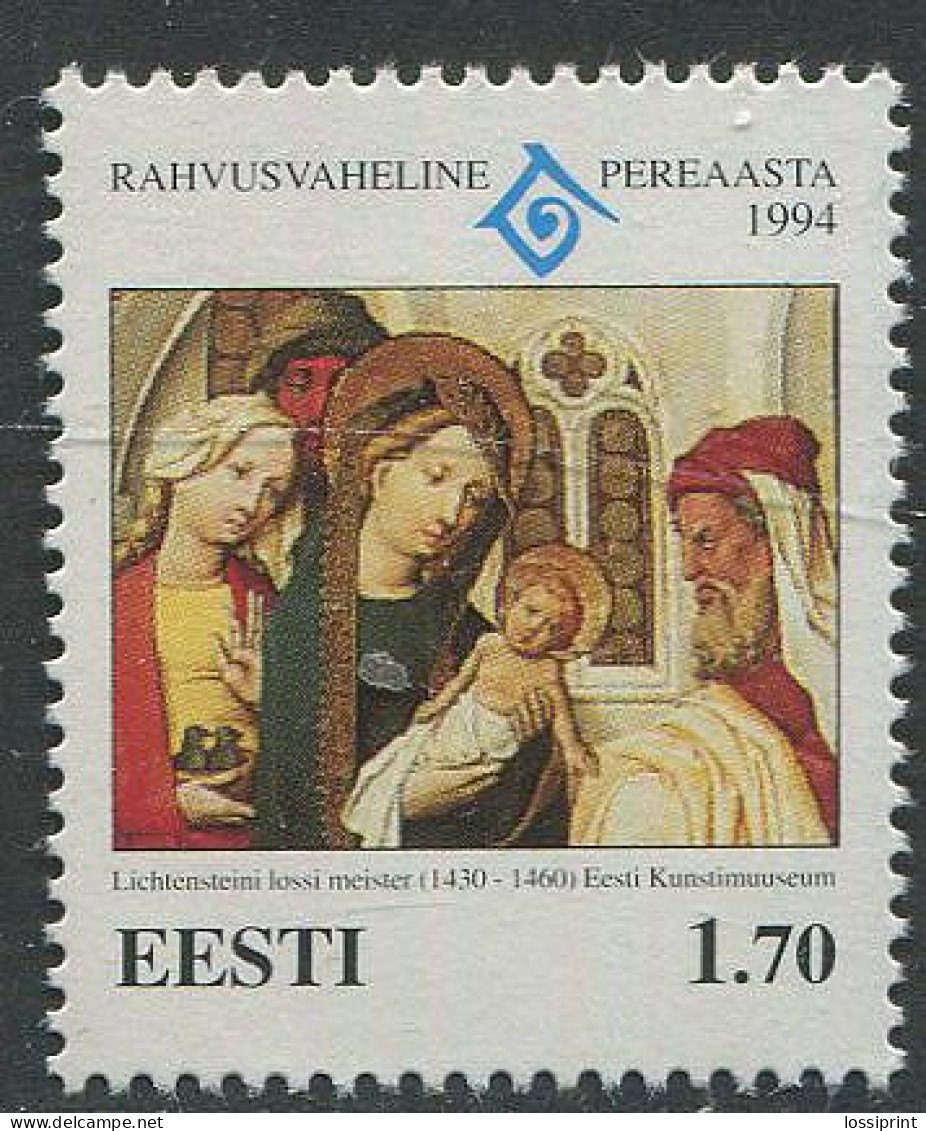 Estonia:Unused Stamp International Family Year, 1994, MNH - Estonie