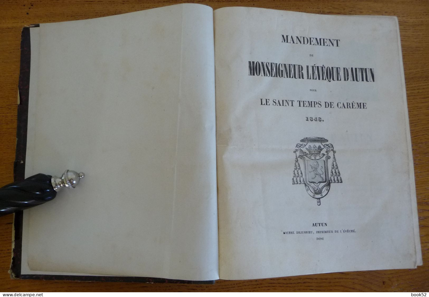 Recueil De 58 écrits De L'Evêché D'AUTUN De 1848 à 1856 (voir Description) - Bourgogne