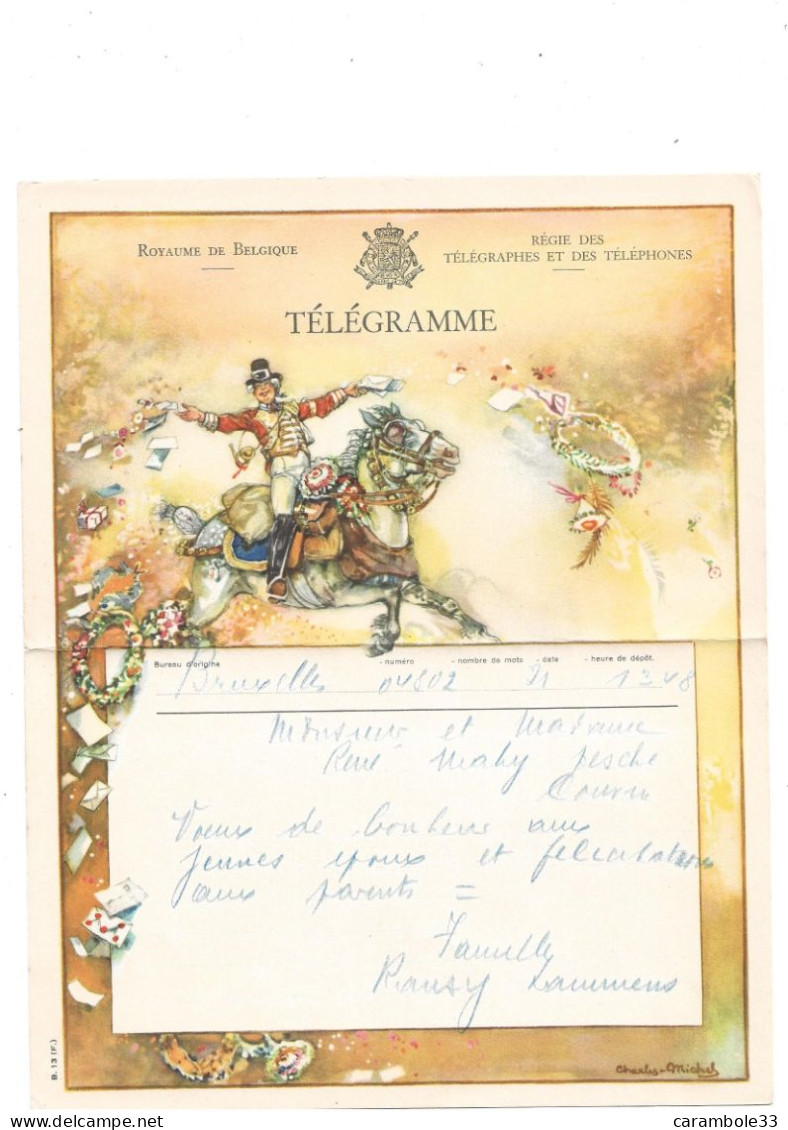 TELEGRAMME  ROYAUME DE BELGIQUE   Bon état - Telegrams