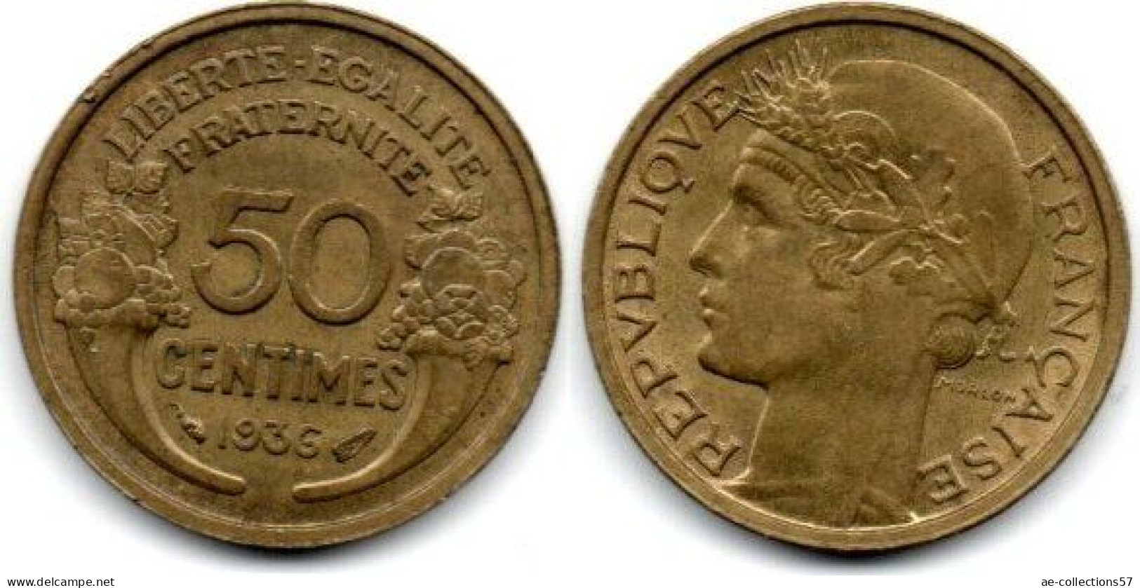 MA 28500 /  50 Centimes 1936 SUP - 50 Centimes