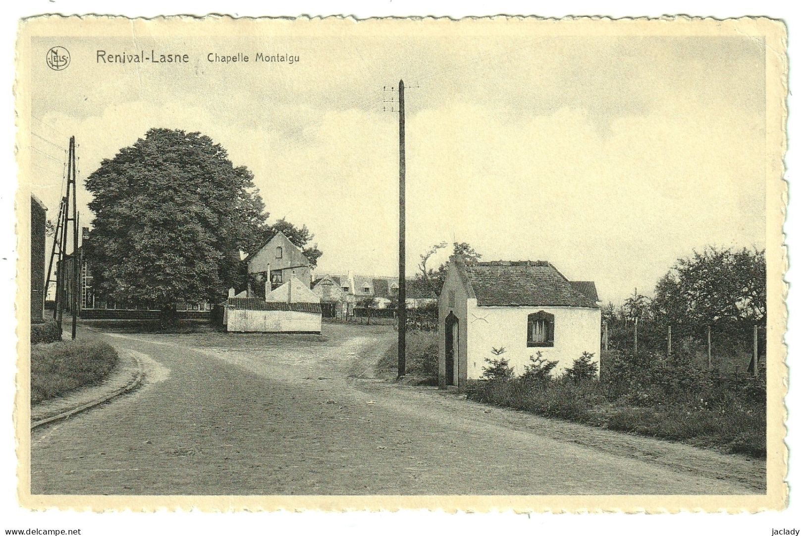 Renival - Lasne -- Chapelle Montaigu.     (2 Scans) - Lasne