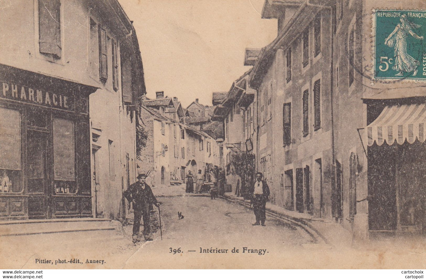 74 - FRANGY - Une Rue De Frangy Animée - Frangy