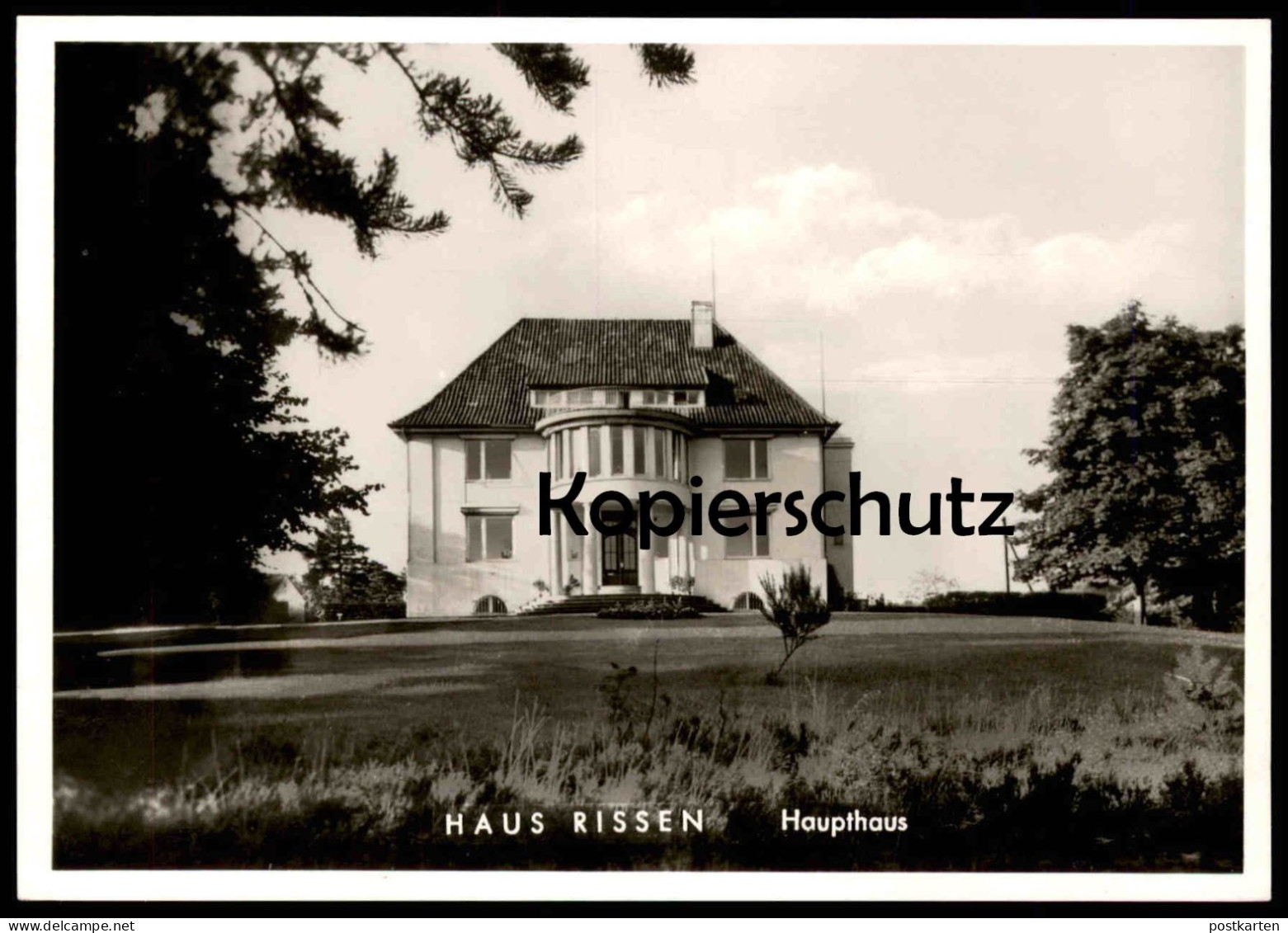 ÄLTERE POSTKARTE HAMBURG HAUS RISSEN HAUPTHAUS INSTITUT FÜR WIRTSCHAFTS- UND SOZIALPOLITIK Blankenese AK Postcard Cpa - Blankenese