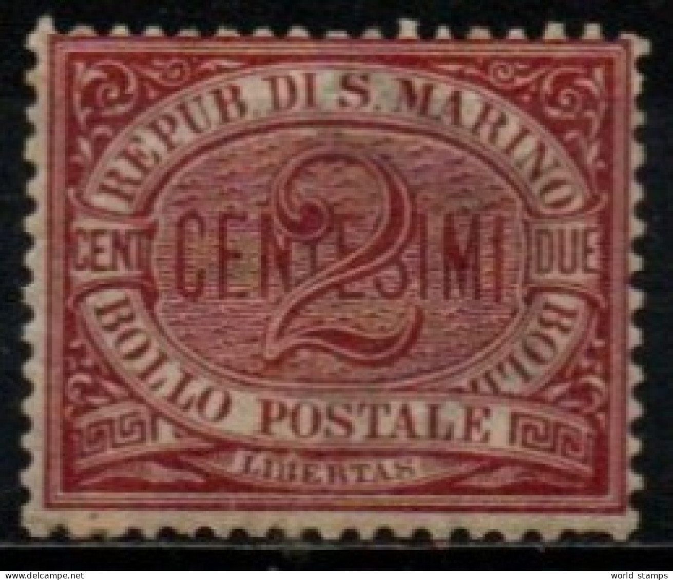 SAINT-MARIN 1895-9 * - Unused Stamps