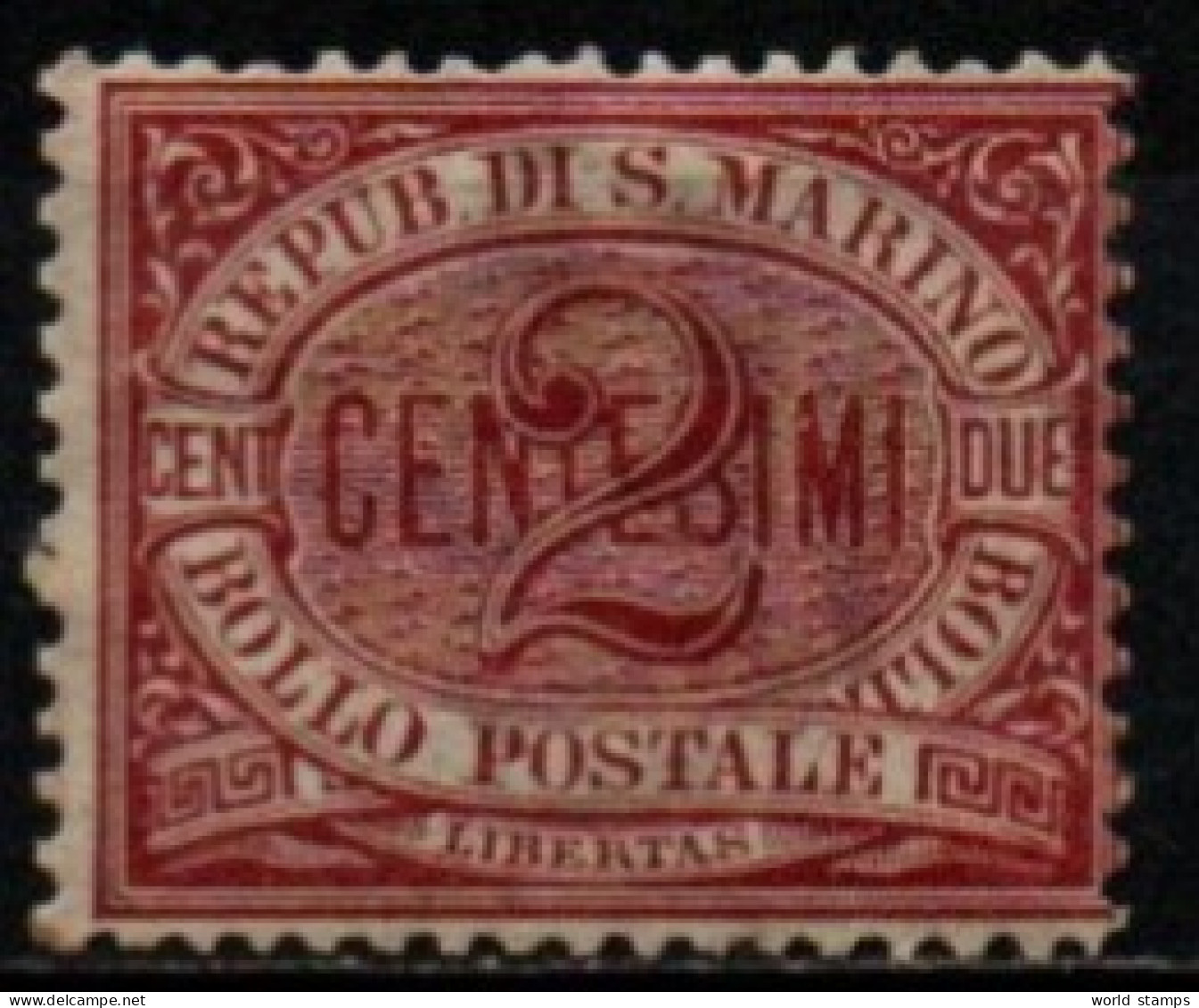 SAINT-MARIN 1895-9 * - Neufs