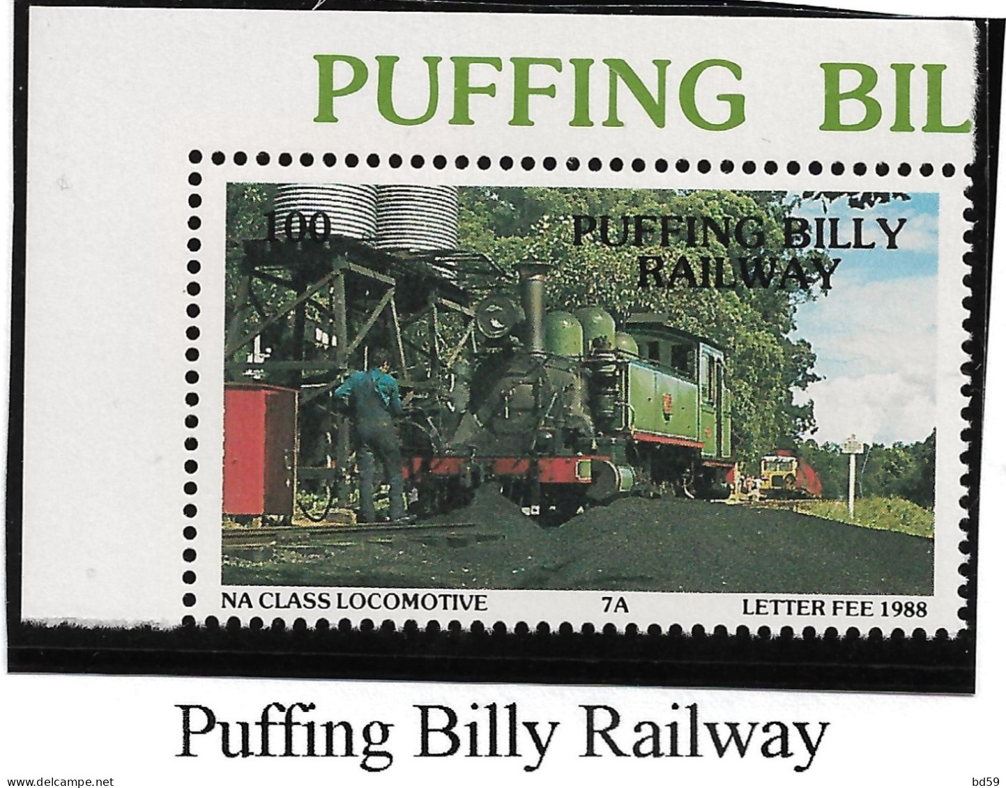 AUSTRALIE AUSTRALIA Puffing Billy Railway - Werbemarken, Vignetten