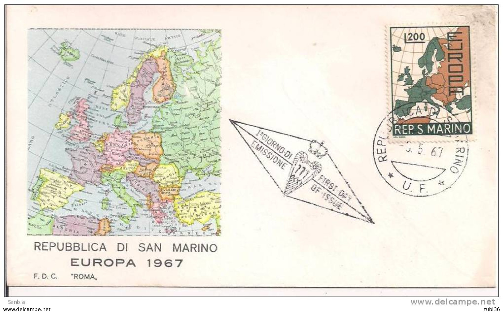 EUROPA 1967,  SAN MARINO , - 1967