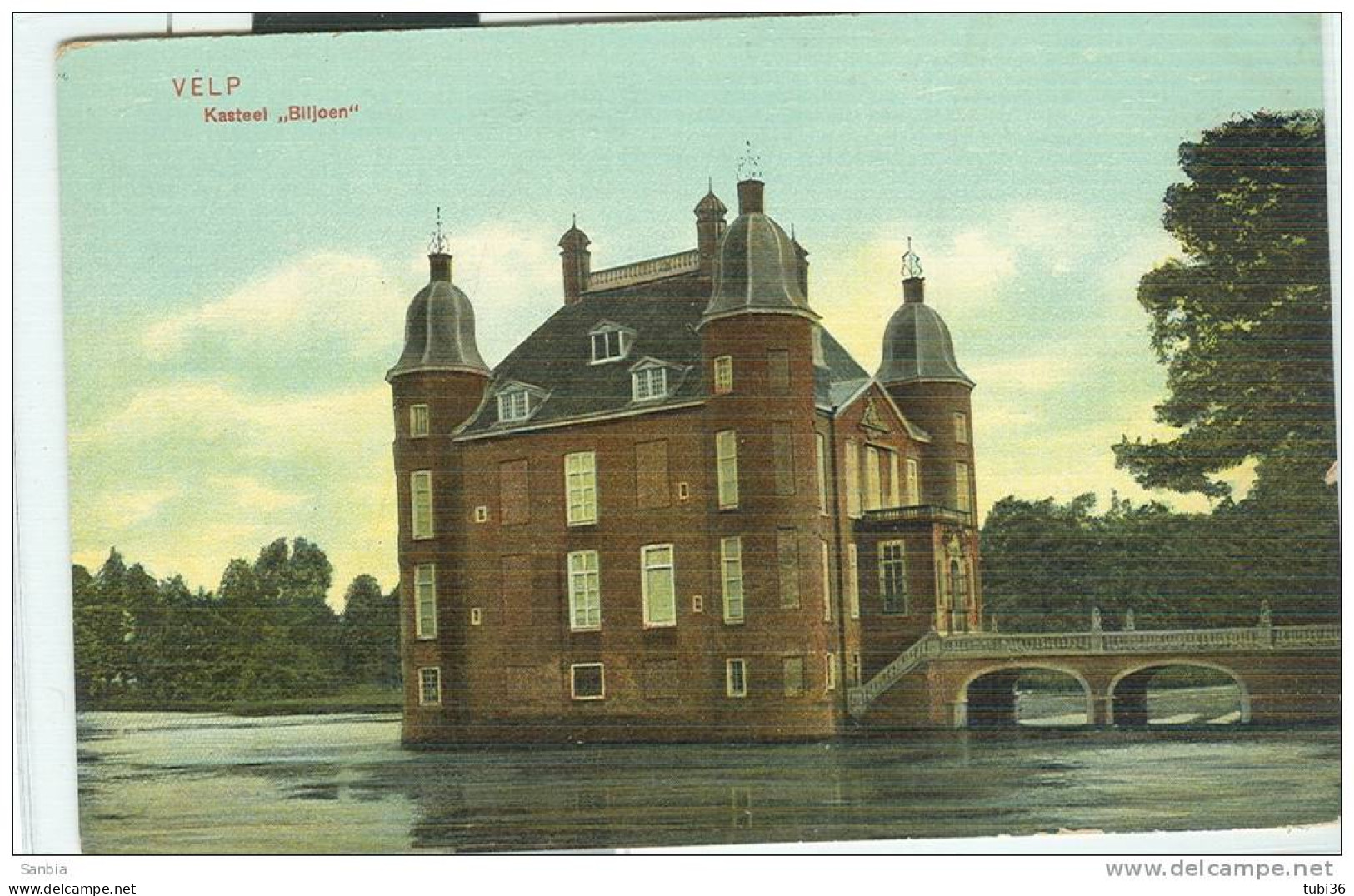 Velp, Kasteel Biljoen - POSTCARD, COLORS, NEW, SMALL SIZE 9 X 14, - Velp / Rozendaal